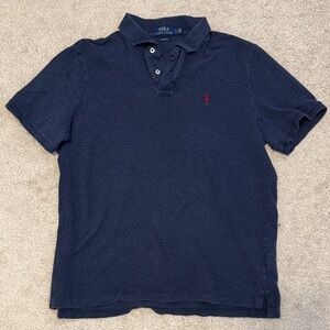 LAST CALL Polo by Ralph Lauren Men's navy Polo Shirt size large